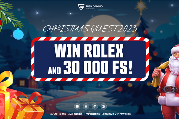 Christmas Quest from Celsius Casino: Win Rolex, 30 000 FS, and Mystery Box