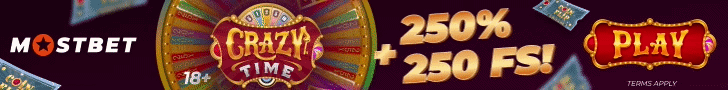 250% + 250 Bonus Spins